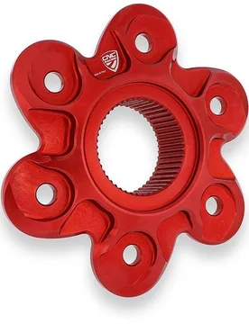 Flangia portacorona Ducati FL506 Rosso taglia unica - CNC Racing - FashionsVida