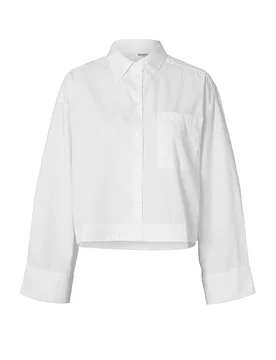 Blouse SLFASTHA blanc 34 - Selected Femme - FashionsVida