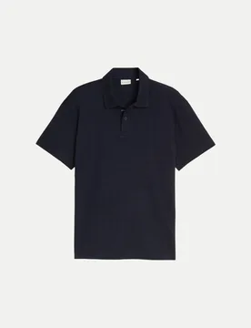 Polohemd mit einem strukturierten Karomuster Schwarz XXL - Tom Tailor Casual - FashionsVida