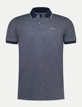 Poloshirt aus Baumwoll-Piqué Blau XL - NZA New Zealand Auckland - FashionsVida