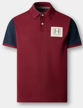 Polo de hombre union jack manga corta fit clásico - Hackett - FashionsVida