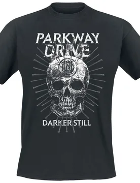 T-Shirt - Smoke Skull - S bis M - für Männer - Größe M - schwarz - Lizenziertes Merchandise! - Männer - male - Parkway Drive - FashionsVida