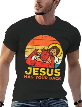 Jesus Has Your Back Jiu Jitsu Retro Christian Men Women Kids, Sarcastic Jesus Gifts Funny Jesus Joke Humor Christian And T-Shirt - Aliexpress - FashionsVida