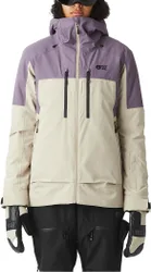 Wasserfeste und atmungsaktive Jacke Ski Exa Jkt Grape Jam für Damen Größe XS Beige