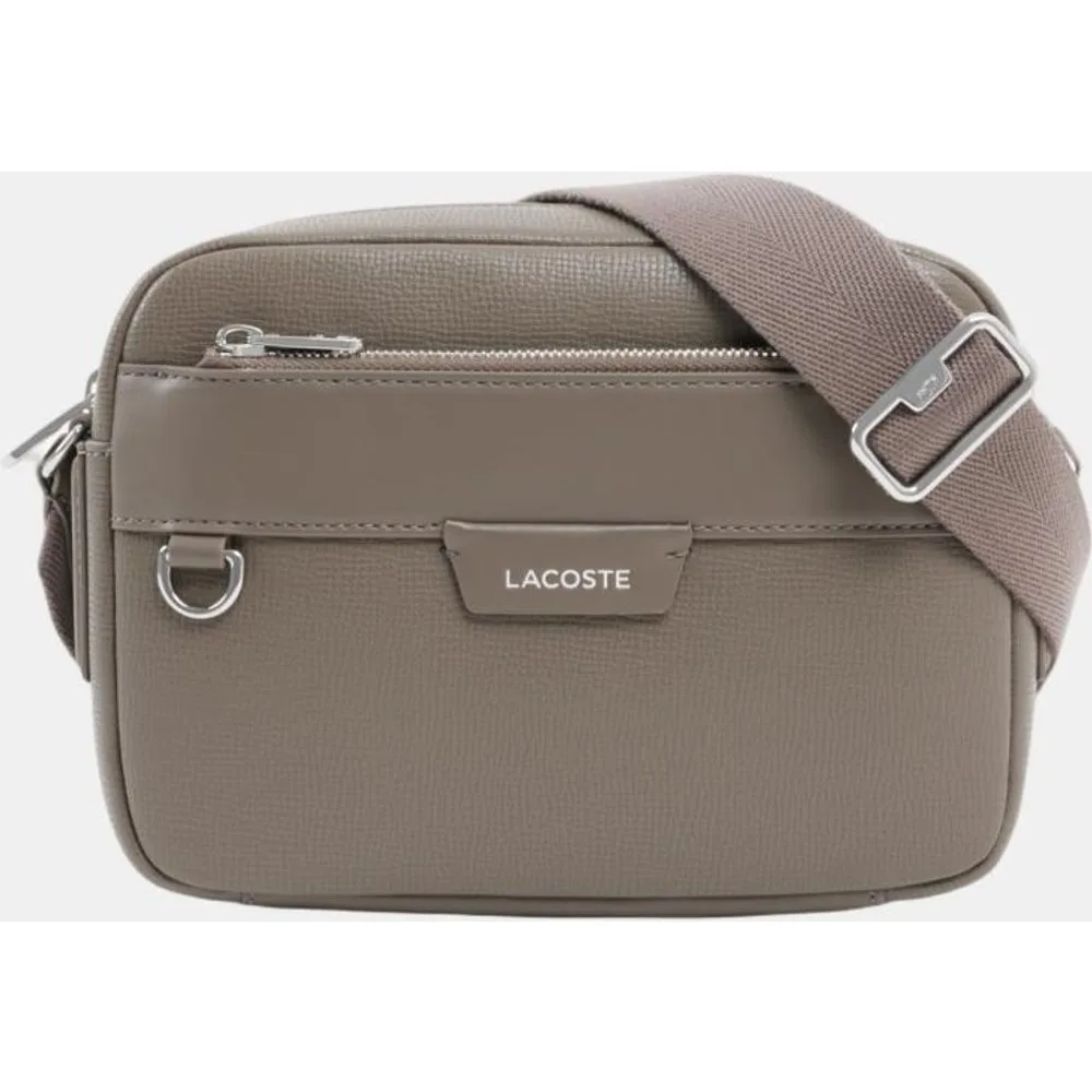 Bandolera de piel Ossian de hombre - Lacoste - FashionsVida