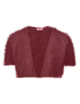 XL Strickjacke Kurz 1/2 Arm female - XL - FashionsVida