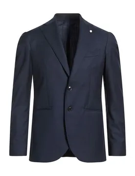 Americana Hombre Azul marino 48 Hombre - Luigi Bianchi Mantova - FashionsVida
