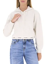 Calvin Klein Felpa cropped BURRO M