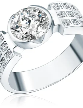 Womens Female Sterling Silver Ring - Size K - Rafaela Donata - FashionsVida