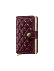 Portefeuille - Miniwallet Premium Emboss Diamond bordeaux rouge foncé