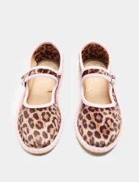 Kids' Stitch Sole Ballet Pumps (4 Small - 2 Large) Brown Mix Female - M&S - FashionsVida