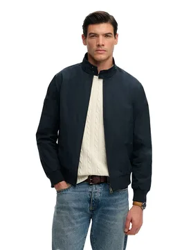 Giacca Classic Harrington Eclipse Navy L - Superdry - FashionsVida