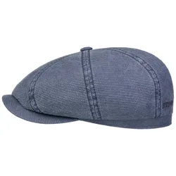 Hatteras Uni Cotton Flat Cap by - blue - Size: M (56-57 cm)