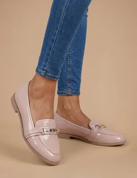 Women's Wide Fit Lora Snaffle Loafers in Blush Size: 4 - Blush - Size: 4 - Dorothy perkins - FashionsVida