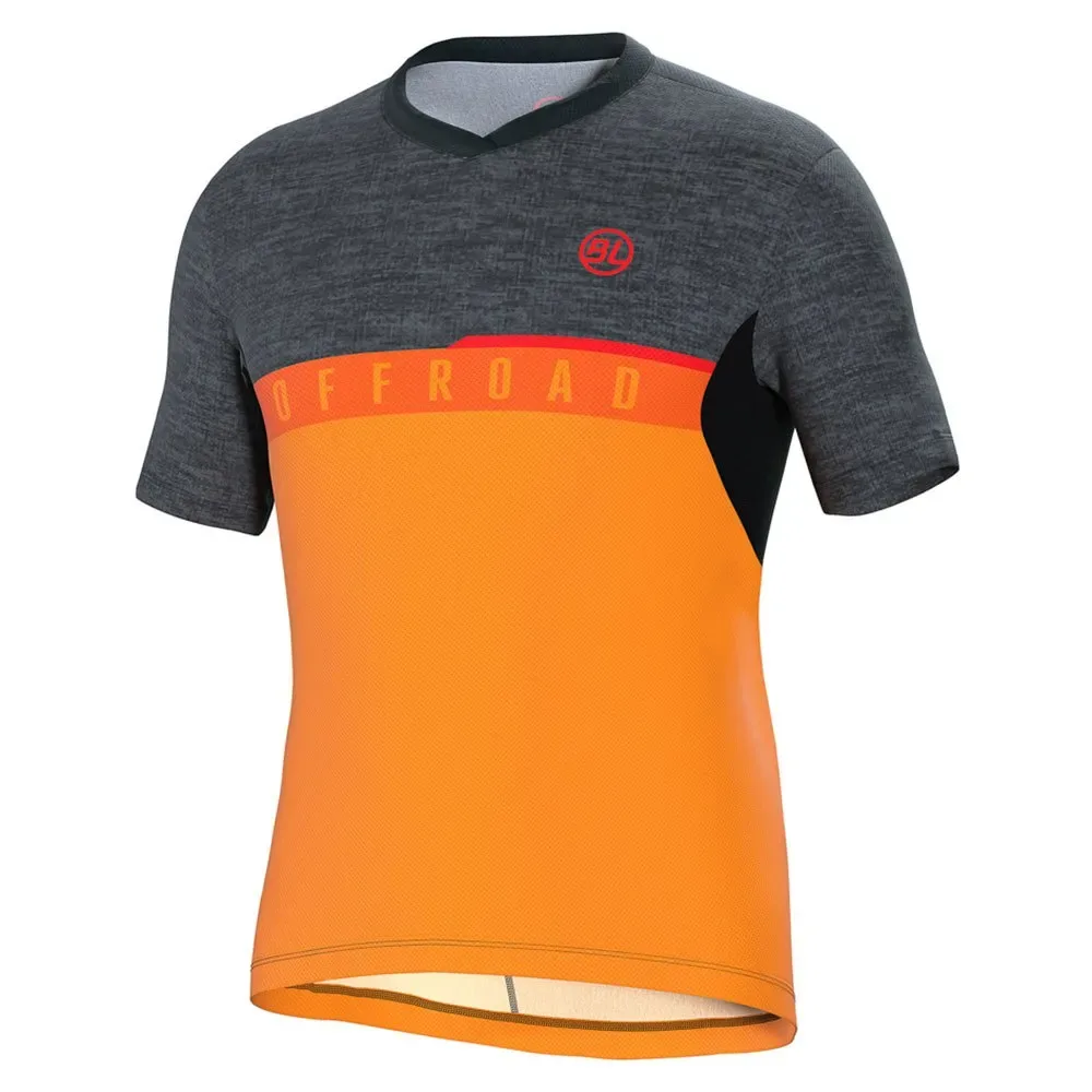 Maglia A Maniche Corte Agordo Orange - Bicycle Line - FashionsVida