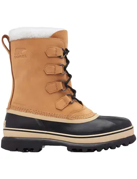 Après-skis chauds et imperméables Caribou WP Buff für Herren aus Leder Größe 45 Braun - Sorel - FashionsVida