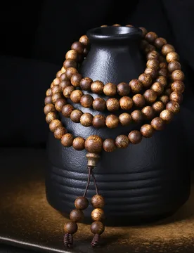 Old Material Green Qinan Agarwood 108 Buddha Beads Round Barrel Bead Bracelet Chess Nan Wooden Ornament Hand String - Aliexpress - FashionsVida