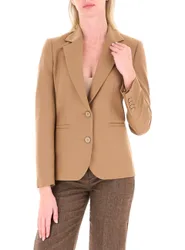 DONDUP Blazer in lana CAMMELLO 42