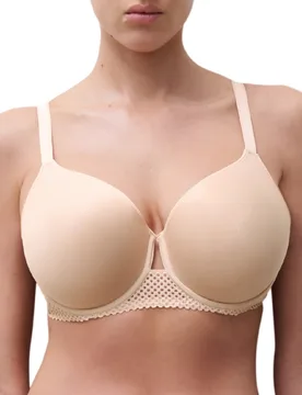 Womens Play Memory Foam T-Shirt Bra - Beige Polyamide - Size 34b - Chantelle - FashionsVida