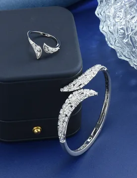 HIBRIDE Latest Design Elegant Bracelet Ring Set Wedding Jewellery Bohemian Style Adjustable Ladies Ethnic Accessories Gift S-121 - Aliexpress - FashionsVida