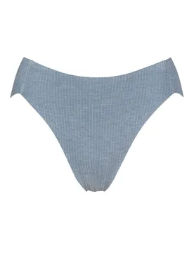 Women's 1 Pack Sloggi Zero Feel Pure High Leg Briefs Liberty Blue XL - Blue - Size: Extra Large - SockShop - FashionsVida