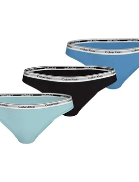 Culotte 000qd5207e 3 Unités Sterling Blue / Black / Glacier S - Calvin Klein - FashionsVida