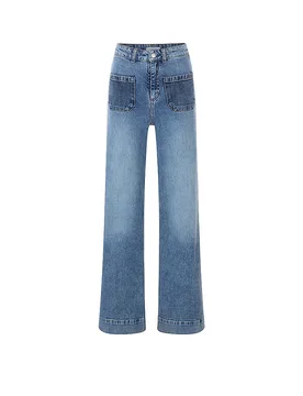Jeans de pierna ancha azul 29/L32 - Richroyal - FashionsVida