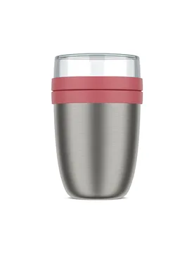 Thermo-Lunchpot Ellipse 0,5/0,2l Acero inoxidable Malva vívido baya - Mepal - FashionsVida