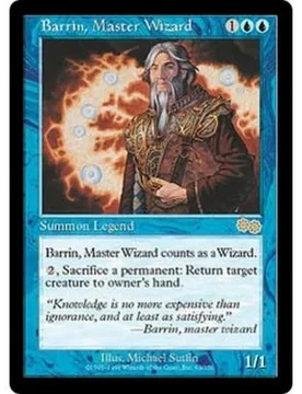 Barrin, Master Wizard Urza's Saga - Magic: The Gathering - FashionsVida