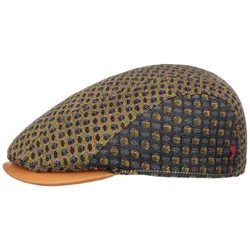 Yellowblue Flat Cap by Alfonso DEste - blue-yellow - Size: XXL (62-63 cm)