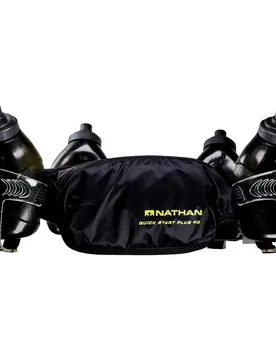 Quickstart Plus 40 1.2l Waist Bag Black One Size unisex - Nathan - FashionsVida