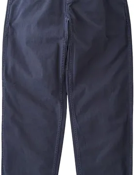 Pantalon décontracté en coton biologique - Pant Double Navy en Coton - Taille S - Gramicci - FashionsVida