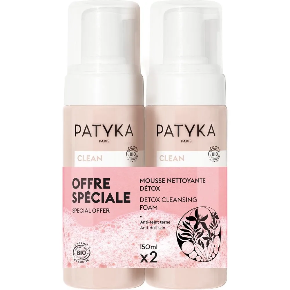 Dúo Espumas Limpiadoras Detoxificantes - Patyka - FashionsVida