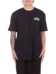 Uomo t-shirt c1meqc041j104 999g logo lounge ss t-shirt black green