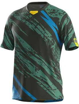 Maglia Da Enduro A Maniche Corte Ponente Dark Green - Bicycle Line - FashionsVida