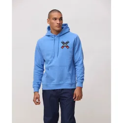 Sudadera de hombre con capucha classic jay blue