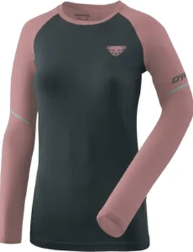 Alpine PRO L/S Laufshirt Damen Blueberry Mokarosa Gr. L - Dynafit - FashionsVida