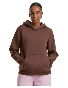 Sweat à Capuche Fluffy Chocolate Brown XS - Urban classics - FashionsVida