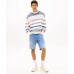 Bermuda de hombre SCANTON slim fit en lavado medio