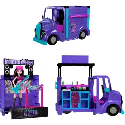 Muñeca Draculaura con food truck