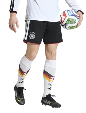 Germany Herren Kurze Hosen - Schwarz - Größe M - Poly Mesh Black M - Adidas - FashionsVida