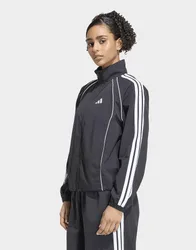 Womens Iconica Giacca Da Allenamento In Tessuto Con 3 Strisce - Nero, nero nero Donna taglia L