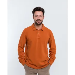 Polo piqué de hombre en oscuro