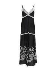 Vestido largo Mujer Negro 42 Mujer