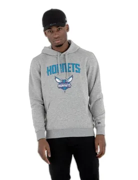 Sweat à Capuche Nba Regular Charlotte Hornets Grey Med 2XL - New era - FashionsVida