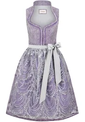 Dirndl Nadira (lila, Gr. 48) von Bergfeuer Couture für Damen, 100 % Polyester