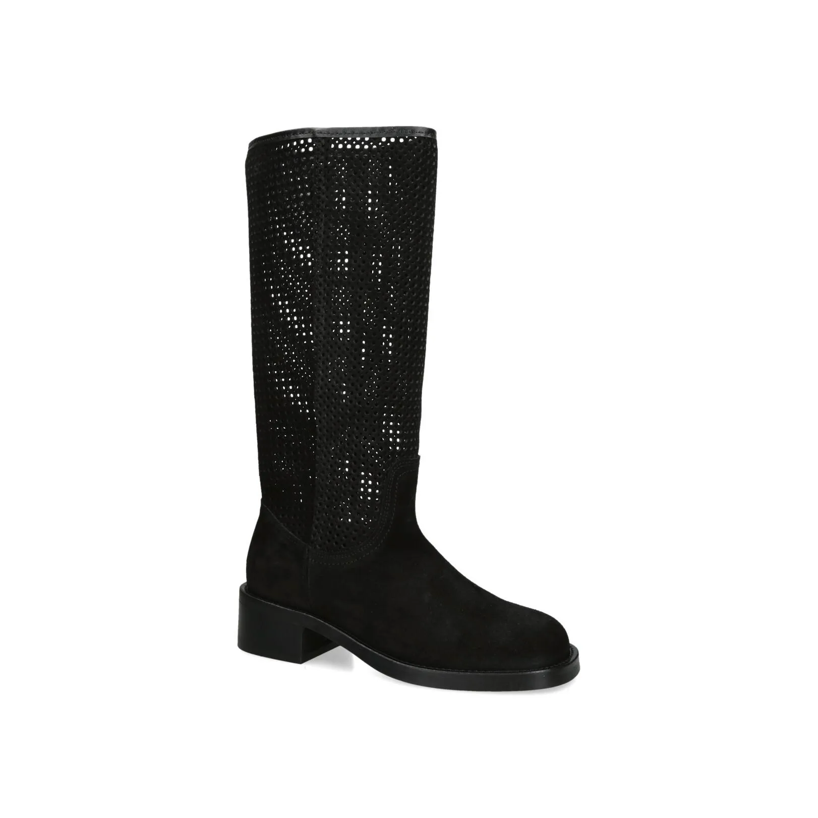 Womens Leather Riggs Boots - Black - Size Uk 7 - Steve madden - FashionsVida