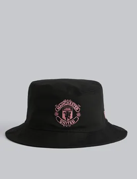 Manchester United x Neon Crest Bucket Hat Black M - New era - FashionsVida