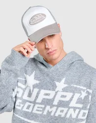 Womens Cappellino Trucker Staple - Grigio, grigio grigio Donna taglia One Size
