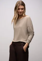 Melange Shirt female Braun